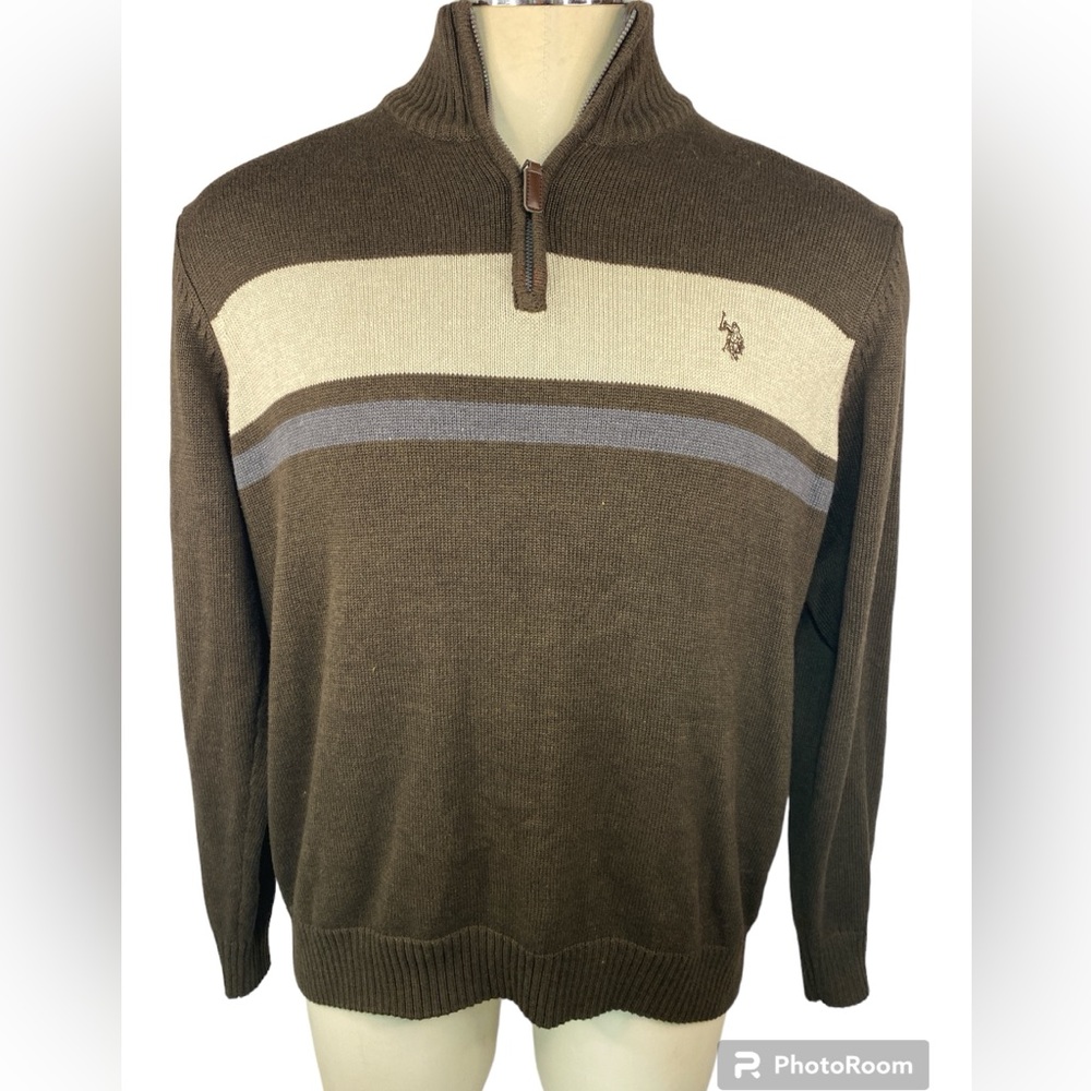 U.S. Polo Assn. Long Sleeve Pullover Sweater Men’s XL